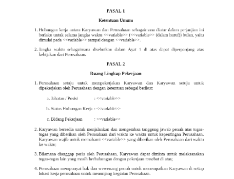 Sering Digunakan! Sebenarnya, Apa Itu Perjanjian Kerja? | Arvis